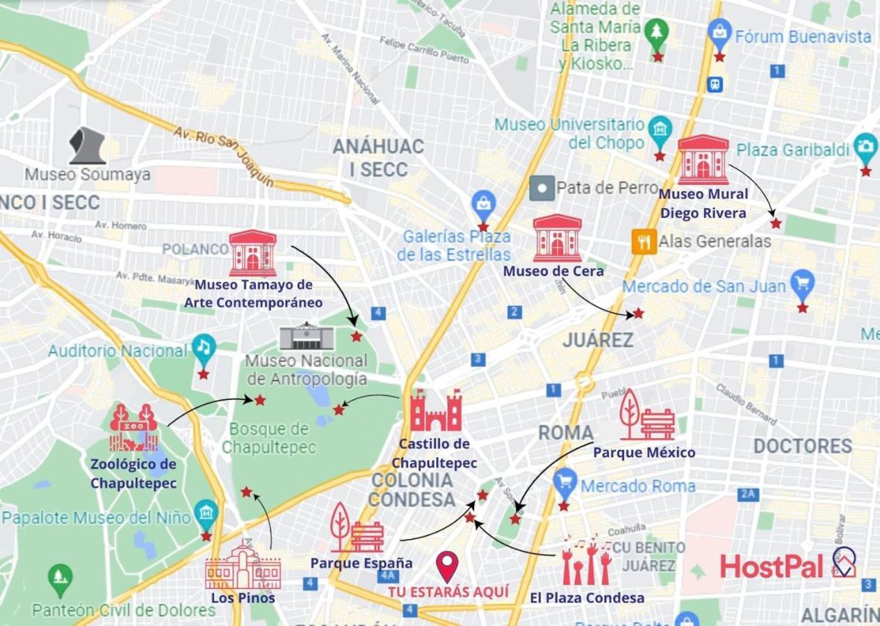 Casa Carmelia La Condesa Διαμέρισμα Μεξικό Εξωτερικό φωτογραφία